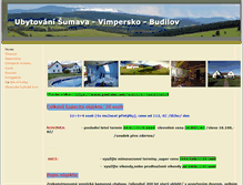 Tablet Screenshot of chalupa-sumava.cz